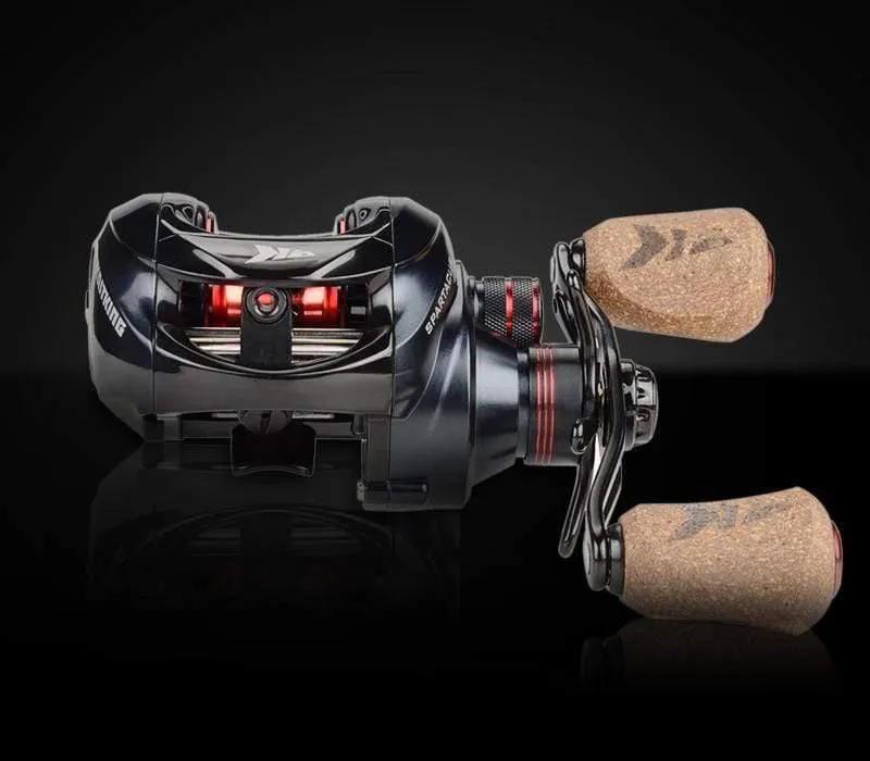 Spartacus/Spartacus Plus Baitcastingrolle 8KG Bremskraft 11+1 Kugellager 6.3:1 High Speed ​​230g Angelrolle
