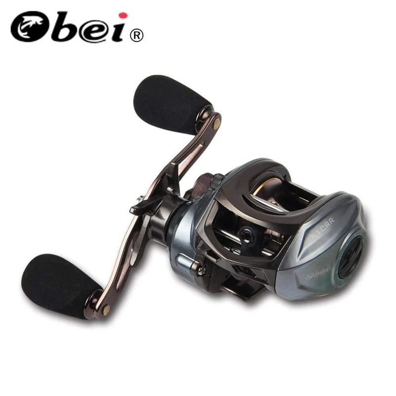 X1 CRL Plus Baitcasting-Rolle mit Doppelbremssystem 8KG Max Drag 11 + 1 BBs 6.3: 1 Hochgeschwindigkeits-Angelrolle