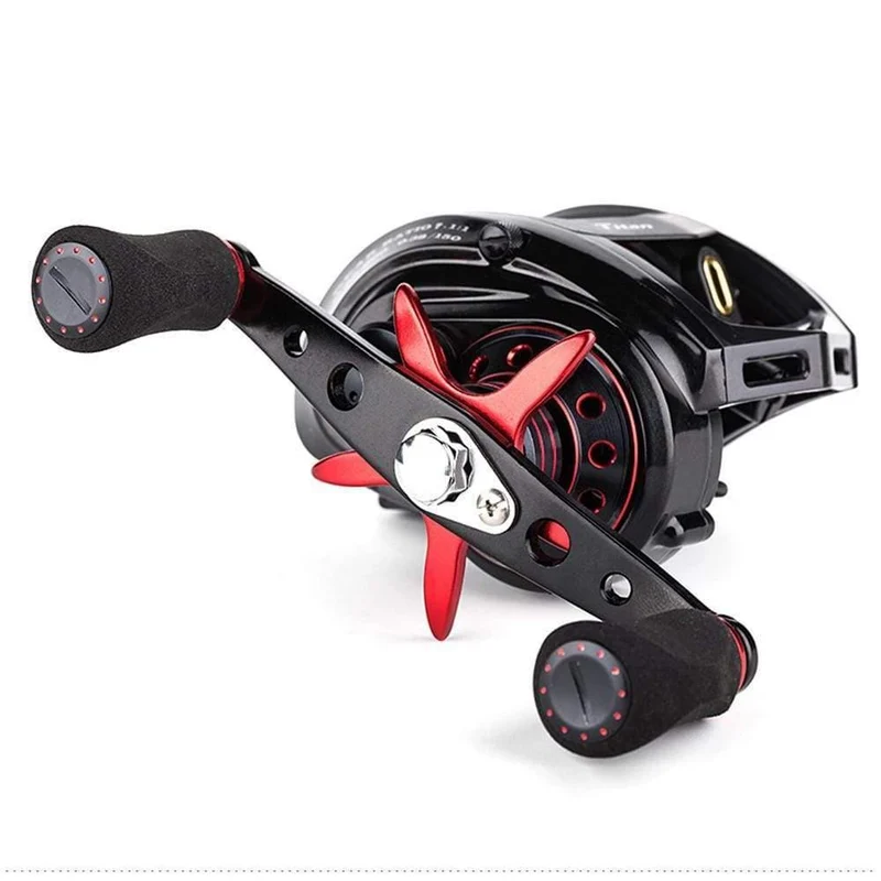Baitcastingrolle Big Game 13kg Max Drag Salzwasser Angelrolle 11+1 BB 7.1:1 Aluminiumlegierung Körper Jigging Angelrolle