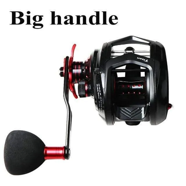 Baitcastingrolle Big Game 13kg Max Drag Salzwasser Angelrolle 11+1 BB 7.1:1 Aluminiumlegierung Körper Jigging Angelrolle
