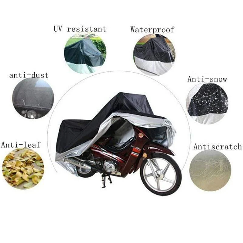 Fahrrad-Regen-/Staubschutz, wasserdicht, für den Außenbereich, Roller, Grau, für Fahrrad, Utility-Radfahren, Outdoor-Fahrradschutz