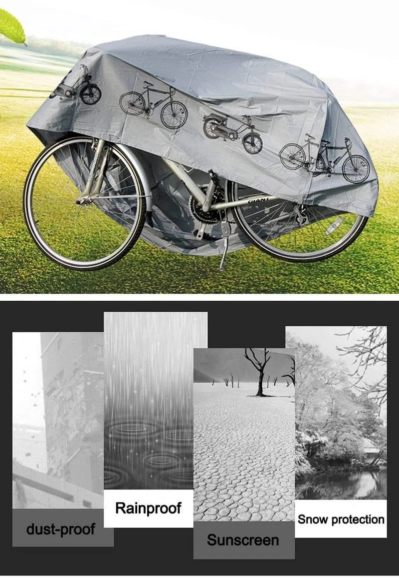 Outdoor Tragbare Wasserdichte Roller Bike Motorrad Regen Staubschutz Fahrrad Schützen Getriebe Radfahren Fahrrad Zubehör