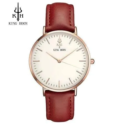 Damenuhr Damen Ultradünne Edelstahlband Quarz Armbanduhr Mode Weibliche Uhr Relogio