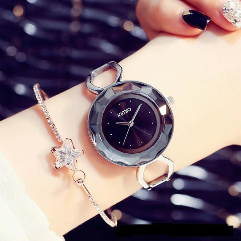Wasserdichte uhr frauen armbanduhr mode dame kleid armbanduhr relogio masculino