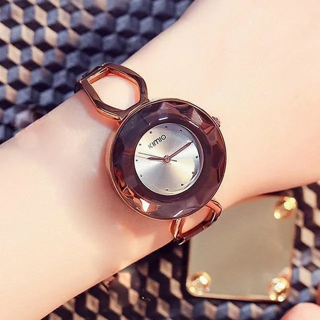 Wasserdichte uhr frauen armbanduhr mode dame kleid armbanduhr relogio masculino