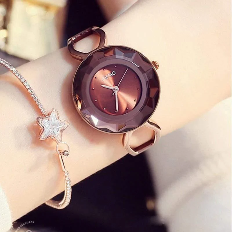 Wasserdichte uhr frauen armbanduhr mode dame kleid armbanduhr relogio masculino