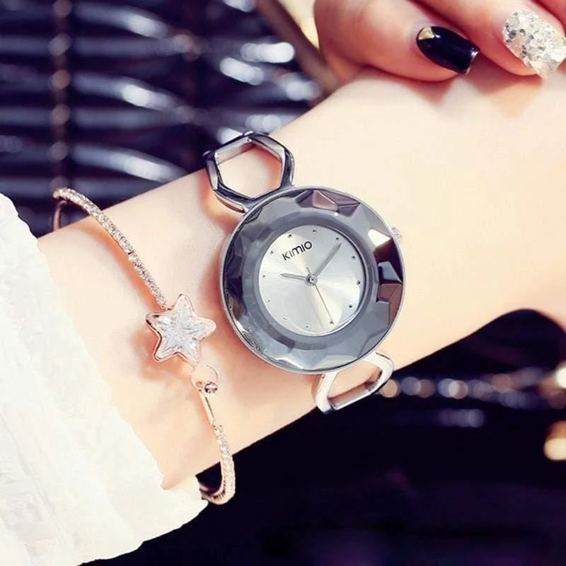 Wasserdichte uhr frauen armbanduhr mode dame kleid armbanduhr relogio masculino