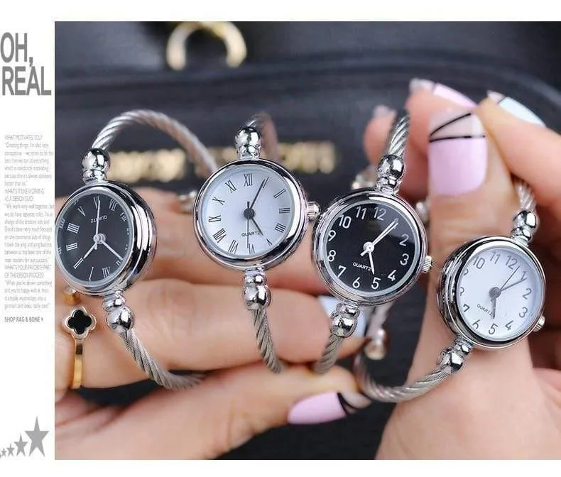 Frauenuhren elegantes kleines Armband weibliche Uhr BGG Art und Weisemarke römisches Vorwahlknopf Retro- Damearmbanduhrgeschenk