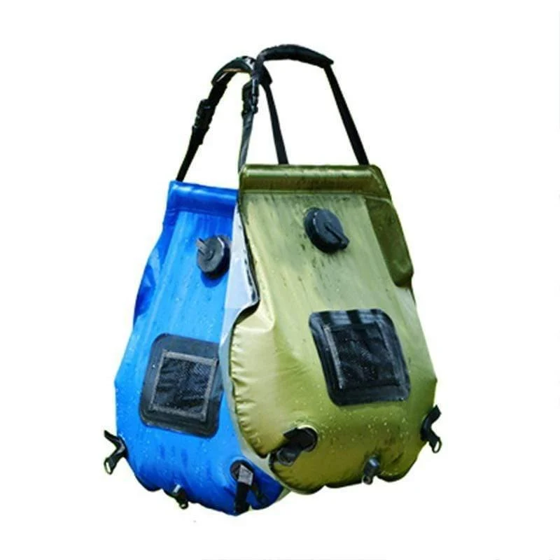 20L PVC Tragbare Outdoor Camping Dusche Wandern Wasser Tasche Wassertank Outdoor Wandern Solarenergie Beheizte Camp Dusche Taschen