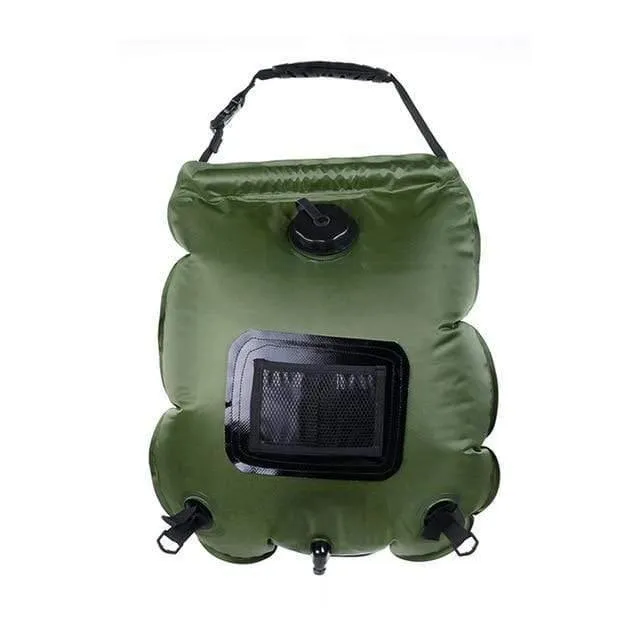 20L PVC Tragbare Outdoor Camping Dusche Wandern Wasser Tasche Wassertank Outdoor Wandern Solarenergie Beheizte Camp Dusche Taschen