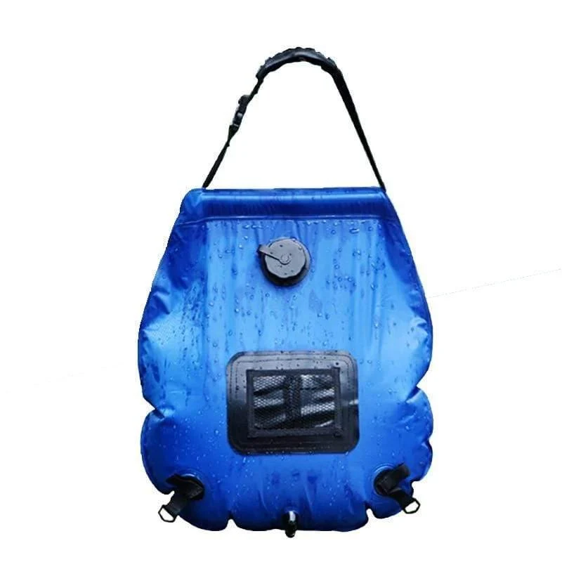 20L PVC Tragbare Outdoor Camping Dusche Wandern Wasser Tasche Wassertank Outdoor Wandern Solarenergie Beheizte Camp Dusche Taschen