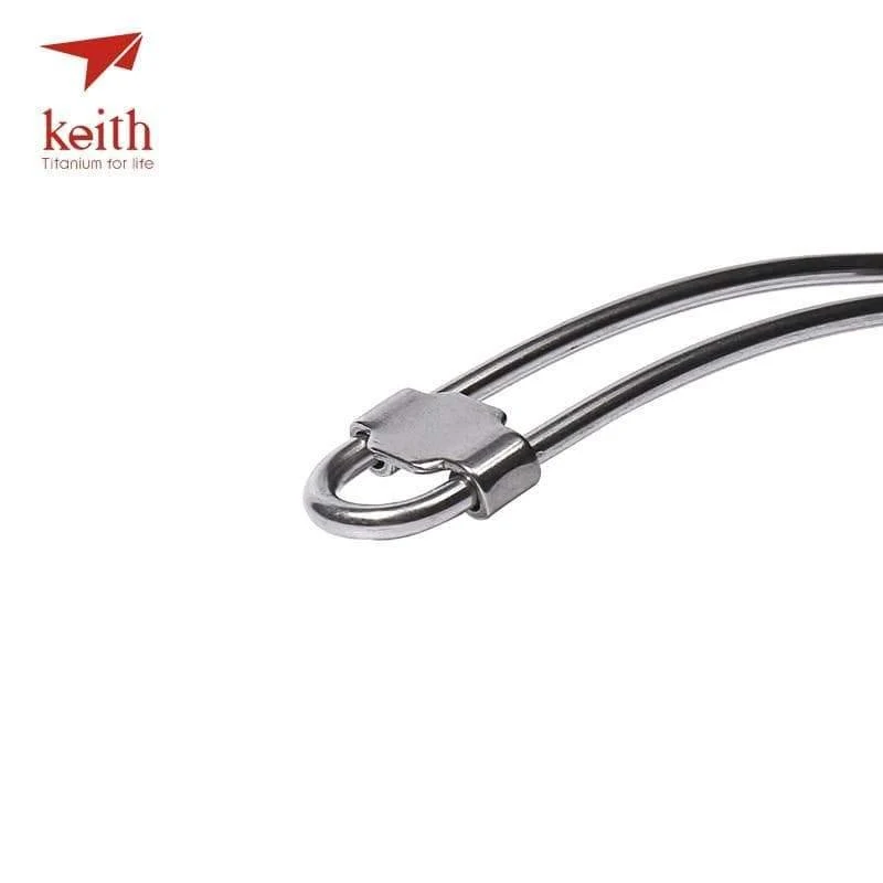 Titan Klappgabel Portable Outdoor Camping Besteck Reise Geschirr Picknick Wandern Bequem Gabel Löffel Nur 17.5g