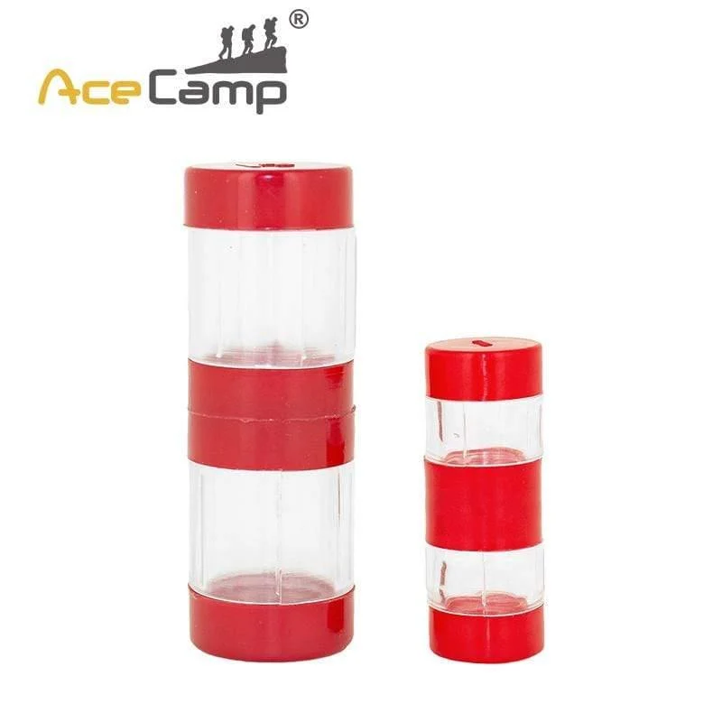 2pcs BBQ Kochen Caster Outdoor Camping Salz Pfeffer Gewürz Flasche Kochgeschirr Besteck Picknick Aroma Container Box