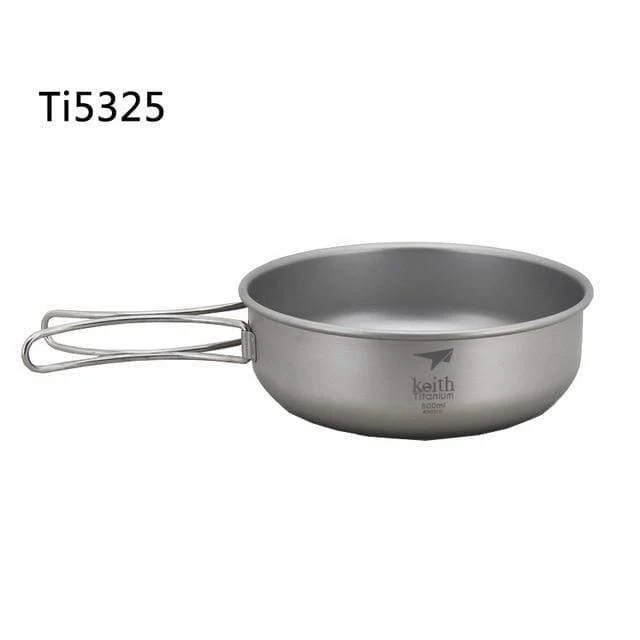 Camping 300ML-600ML Titanium Bowl Faltschüssel leicht nur Ti5323 / Ti5326