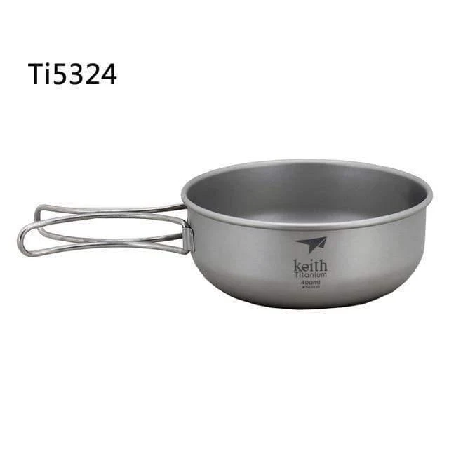 Camping 300ML-600ML Titanium Bowl Faltschüssel leicht nur Ti5323 / Ti5326