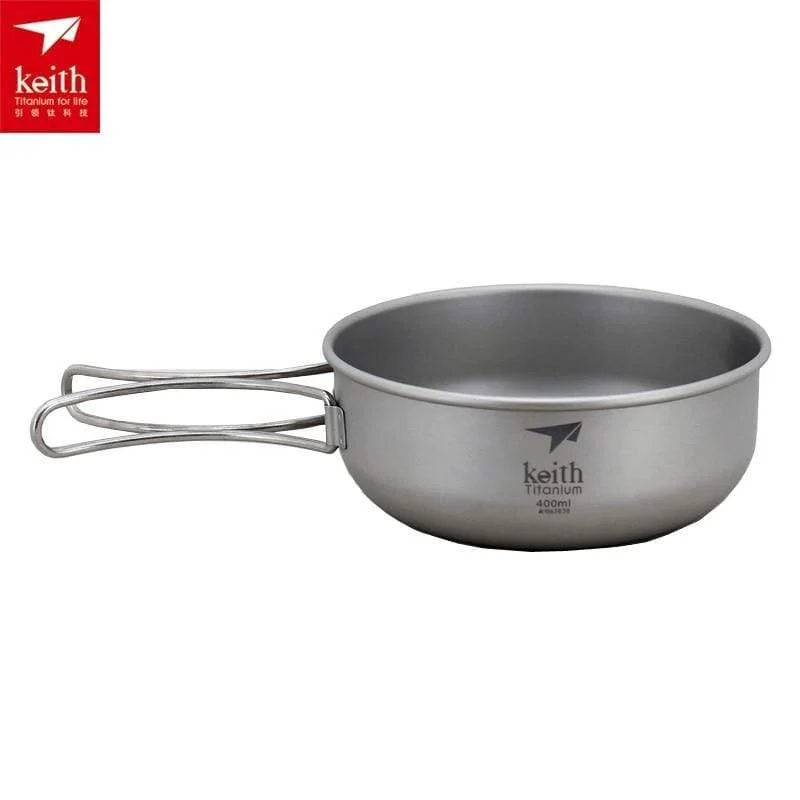 Camping 300ML-600ML Titanium Bowl Faltschüssel leicht nur Ti5323 / Ti5326