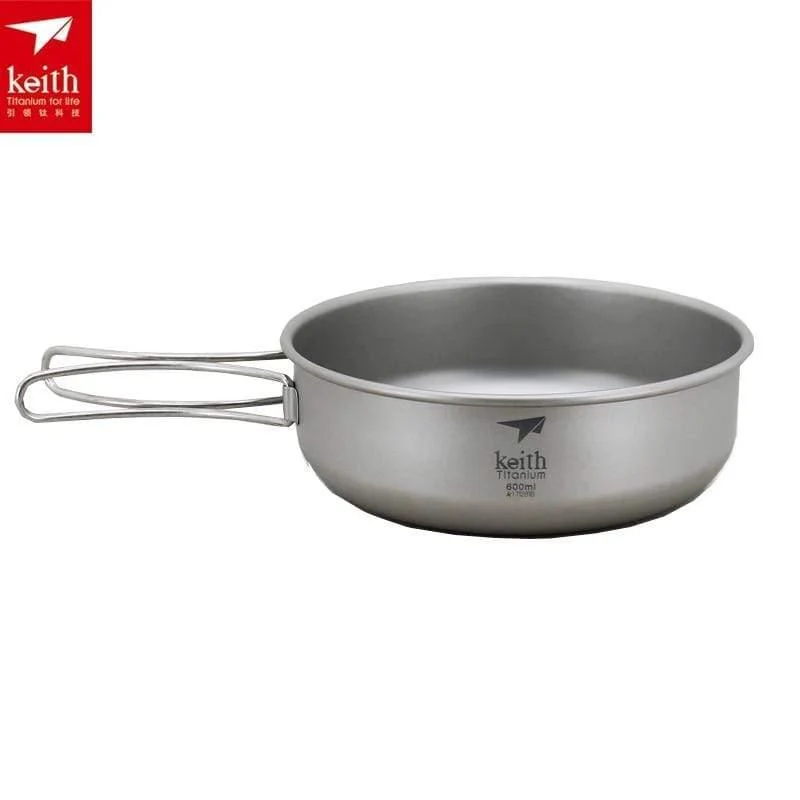Camping 300ML-600ML Titanium Bowl Faltschüssel leicht nur Ti5323 / Ti5326