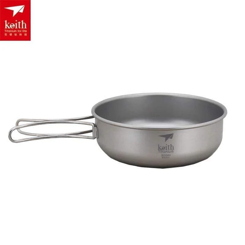 Camping 300ML-600ML Titanium Bowl Faltschüssel leicht nur Ti5323 / Ti5326