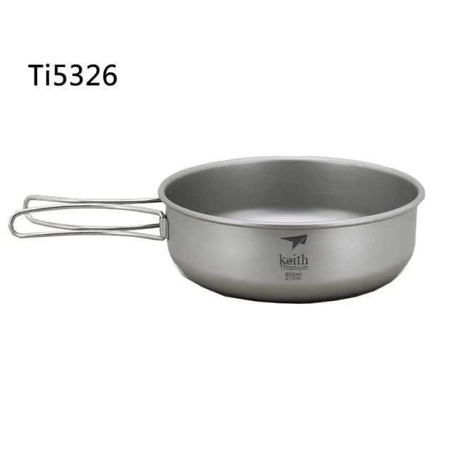 Camping 300ML-600ML Titanium Bowl Faltschüssel leicht nur Ti5323 / Ti5326