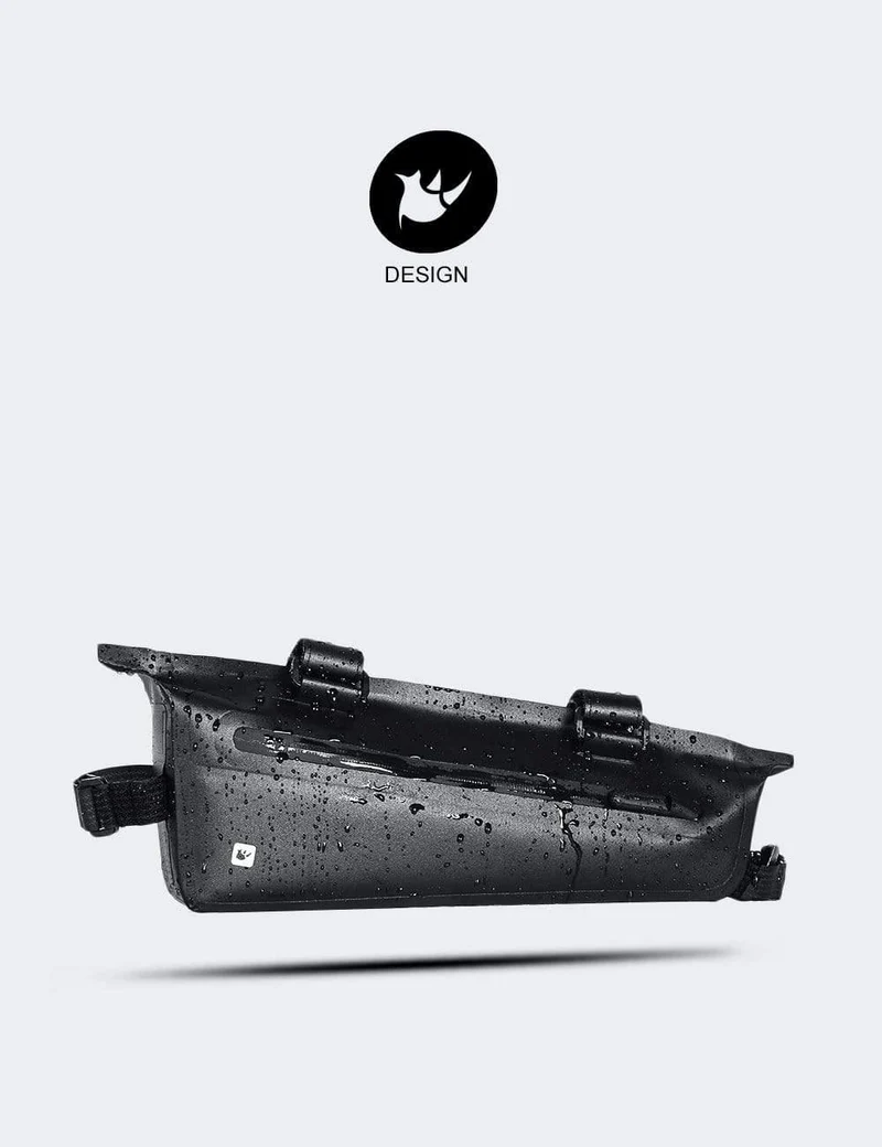 Fahrrad-Dreieck-Rahmentasche, vollständig wasserdicht, Vorderrohr-Fahrradtasche, 2.8 l, für Rennrad, MTB, faltbare Fahrrad-Aufbewahrungswerkzeugtaschen