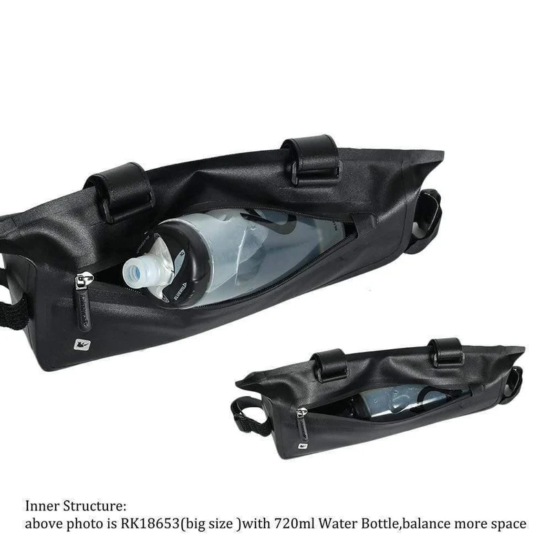Fahrrad-Dreieck-Rahmentasche, vollständig wasserdicht, Vorderrohr-Fahrradtasche, 2.8 l, für Rennrad, MTB, faltbare Fahrrad-Aufbewahrungswerkzeugtaschen