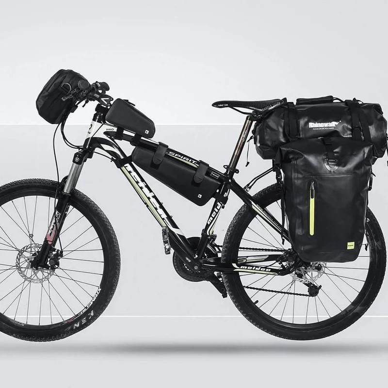 Fahrrad-Dreieck-Rahmentasche, vollständig wasserdicht, Vorderrohr-Fahrradtasche, 2.8 l, für Rennrad, MTB, faltbare Fahrrad-Aufbewahrungswerkzeugtaschen