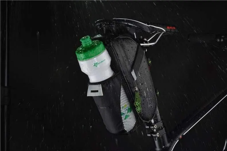 Fahrradsatteltasche mit Wasserflaschentasche, wasserdicht, MTB-Fahrrad-Hintertaschen, Radfahren, Rücksitz-Hecktasche, Fahrradzubehör