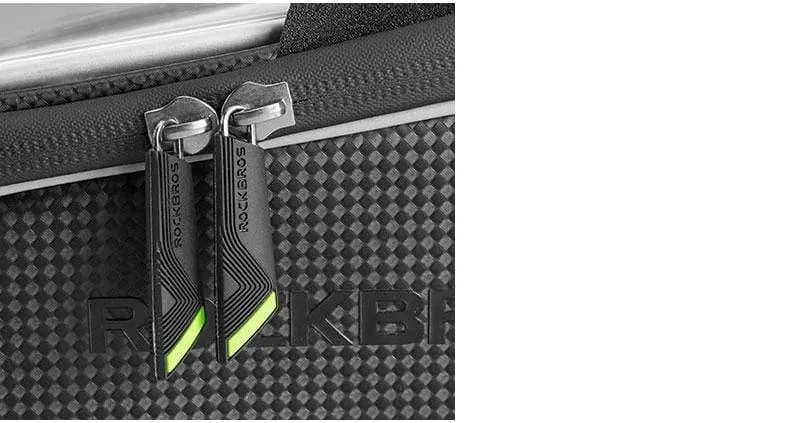 MTB Fahrradtasche 6" Touchscreen Rahmen Reflektierende Tasche Fahrradoberteil Wasserdichte Schlauchtasche Telefonhülle Fahrradzubehör