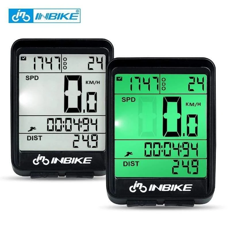 Wasserdichter Fahrradcomputer, kabellos und kabelgebunden, MTB-Fahrrad, Kilometerzähler, Stoppuhr, Tachometer, Uhr, LED, digitale Rate