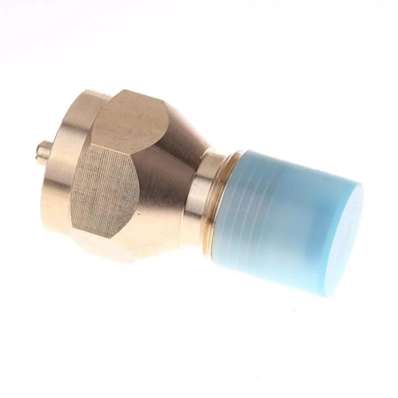 1pc Gas Adapter Camping Herd Brenner Adapter Outdoor Ventil Stecker Propan Refill Lp Gas Ofen Zylinder Tank Heizung