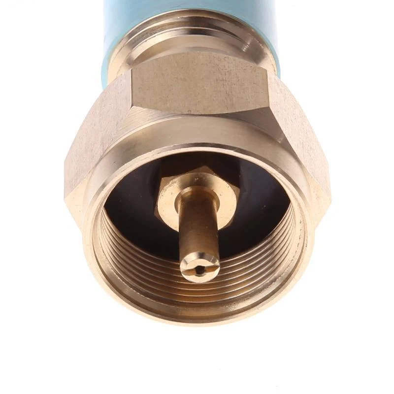 1pc Gas Adapter Camping Herd Brenner Adapter Outdoor Ventil Stecker Propan Refill Lp Gas Ofen Zylinder Tank Heizung