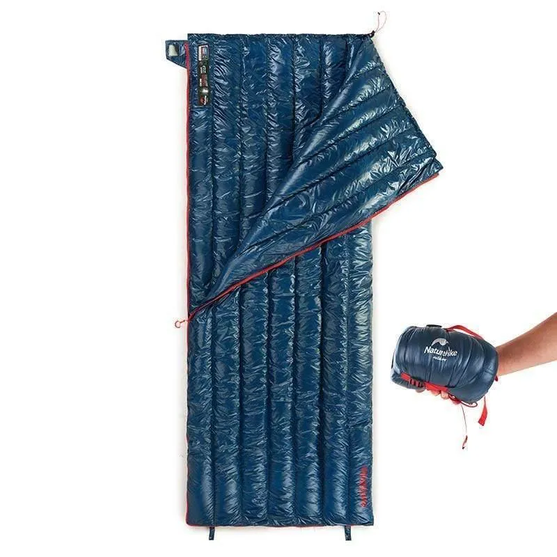 Außenumschlag 85% Gänsedaunenschlafsack Wasserdichte ultraleichte Schlafsäcke Winter Camping Spleißen