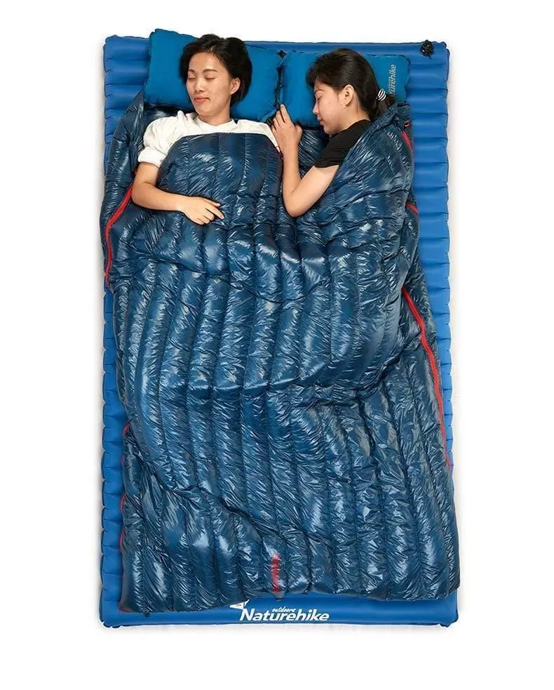 Außenumschlag 85% Gänsedaunenschlafsack Wasserdichte ultraleichte Schlafsäcke Winter Camping Spleißen