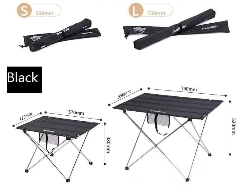 Outdoor Klapptisch Ultraleichter Aluminiumlegierungs-Struktur-tragbarer kampierender faltbarer Picknicktisch
