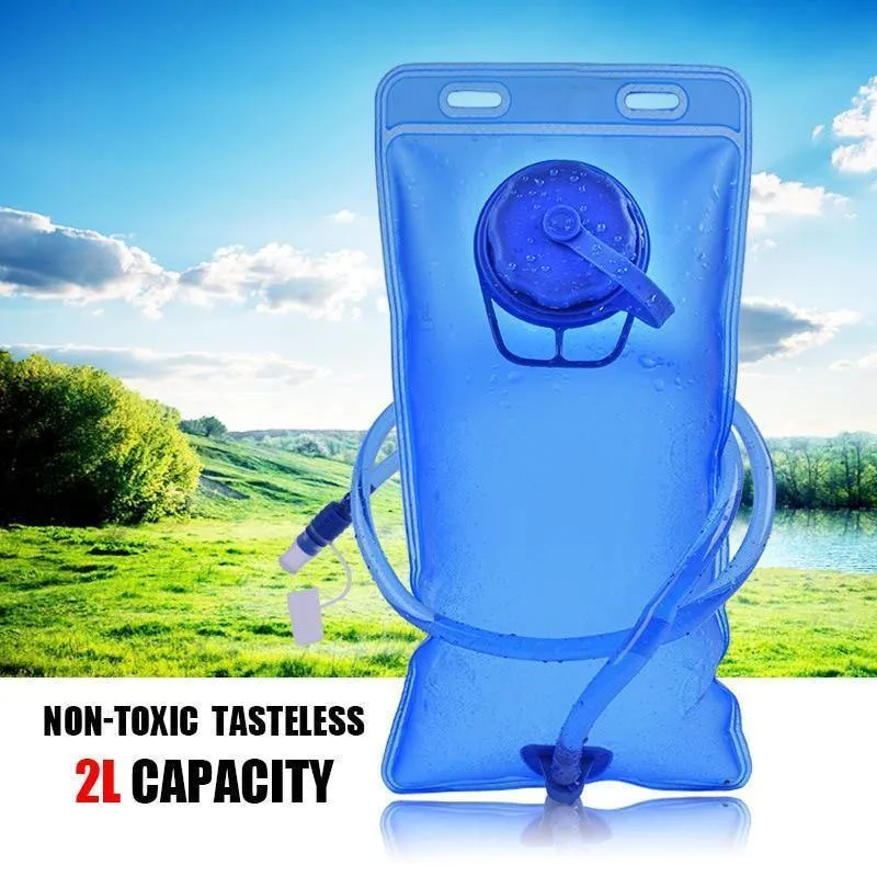 2L Wasserbeutel TPU Fahrrad Fahrrad Kamel Wasserblasenbeutel Blase Trinkrucksäcke Camping Wandern Outdoor Sport Wasserbeutel