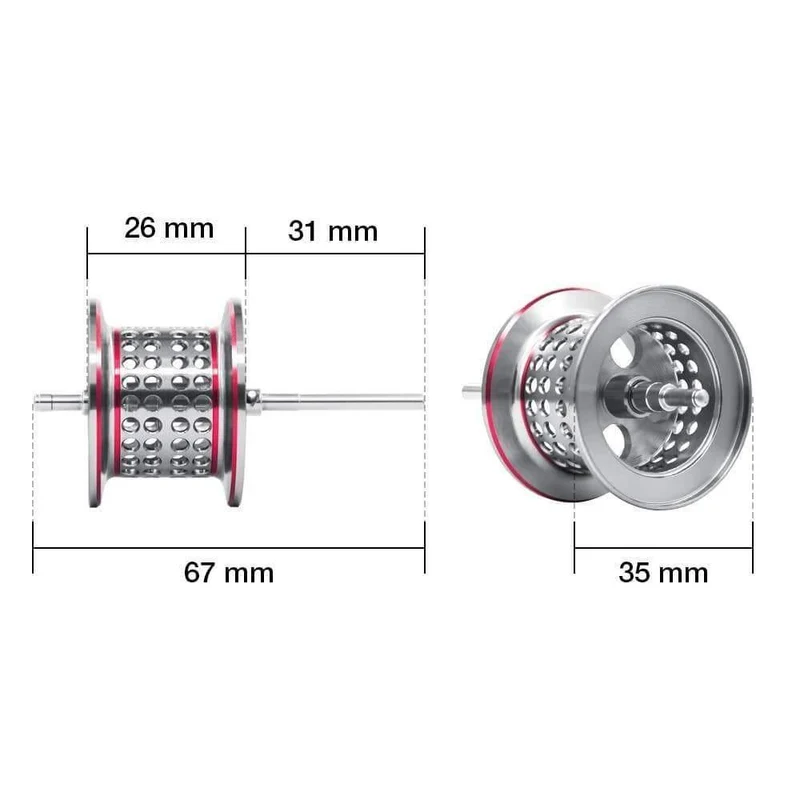 Torrent Baitcastingrolle mit extra leichter Spule, 8.1 kg Carbon-Bremse, 7.1:1 Übersetzungsverhältnis, Angelrolle für Salzwasser und Süßwasser
