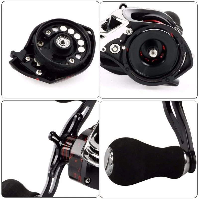 Angelrolle Angelrolle 17 + 1BB Rechts- / Linkslenker 11 + 1BB Angelrolle Rad Angelgerät 12KG Max Drag