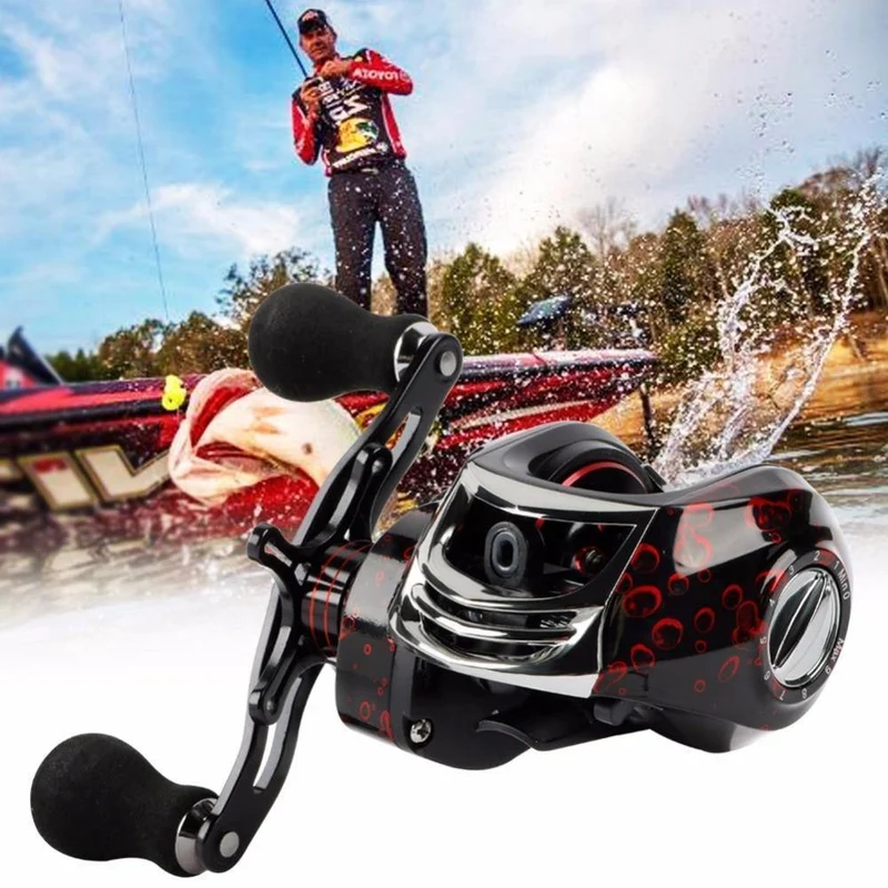 Angelrolle Angelrolle 17 + 1BB Rechts- / Linkslenker 11 + 1BB Angelrolle Rad Angelgerät 12KG Max Drag