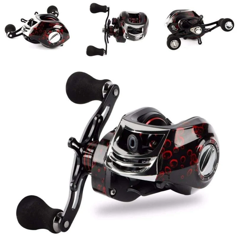 Angelrolle Angelrolle 17 + 1BB Rechts- / Linkslenker 11 + 1BB Angelrolle Rad Angelgerät 12KG Max Drag