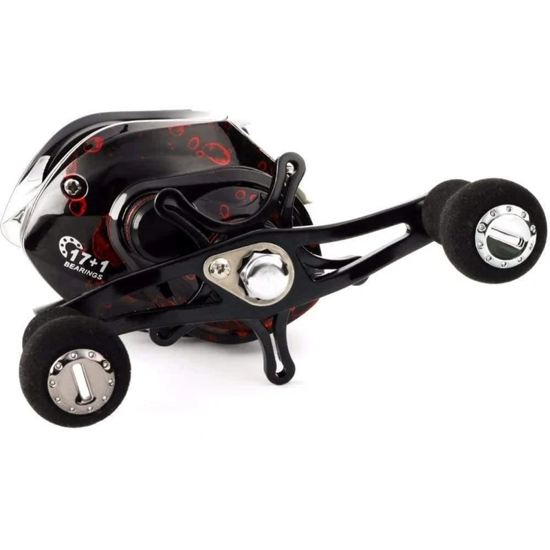 Angelrolle Angelrolle 17 + 1BB Rechts- / Linkslenker 11 + 1BB Angelrolle Rad Angelgerät 12KG Max Drag