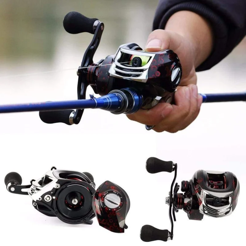 Angelrolle Angelrolle 17 + 1BB Rechts- / Linkslenker 11 + 1BB Angelrolle Rad Angelgerät 12KG Max Drag