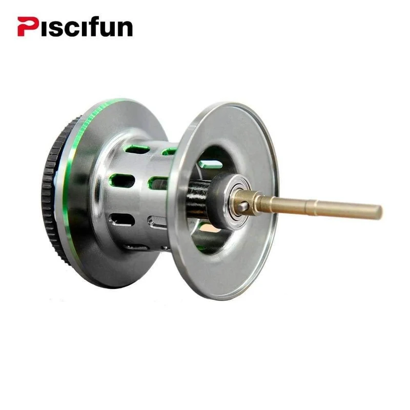 Phantom Shallow Spool Angelrolle Leichte Dual-Bremse Baitcastingrolle Ersatzspule Ersatz Phantom Spule