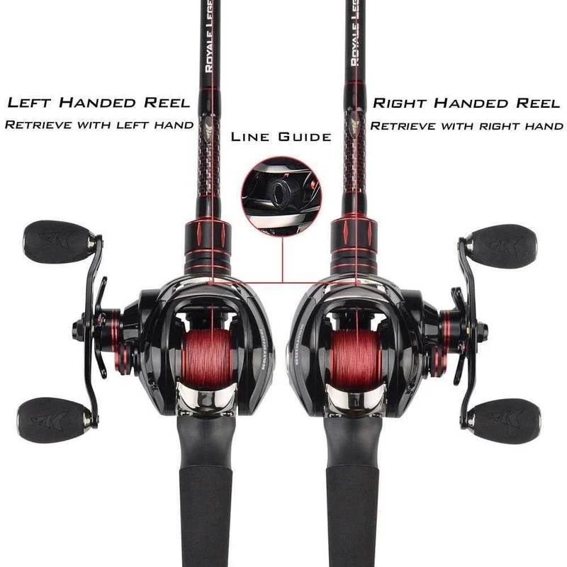 Royale Legend Baitcasting Reel 11 + 1 Kugellager 7.0: 1 Gear Ratio Angelrolle Magnetic And Centrifugal Dual Brake