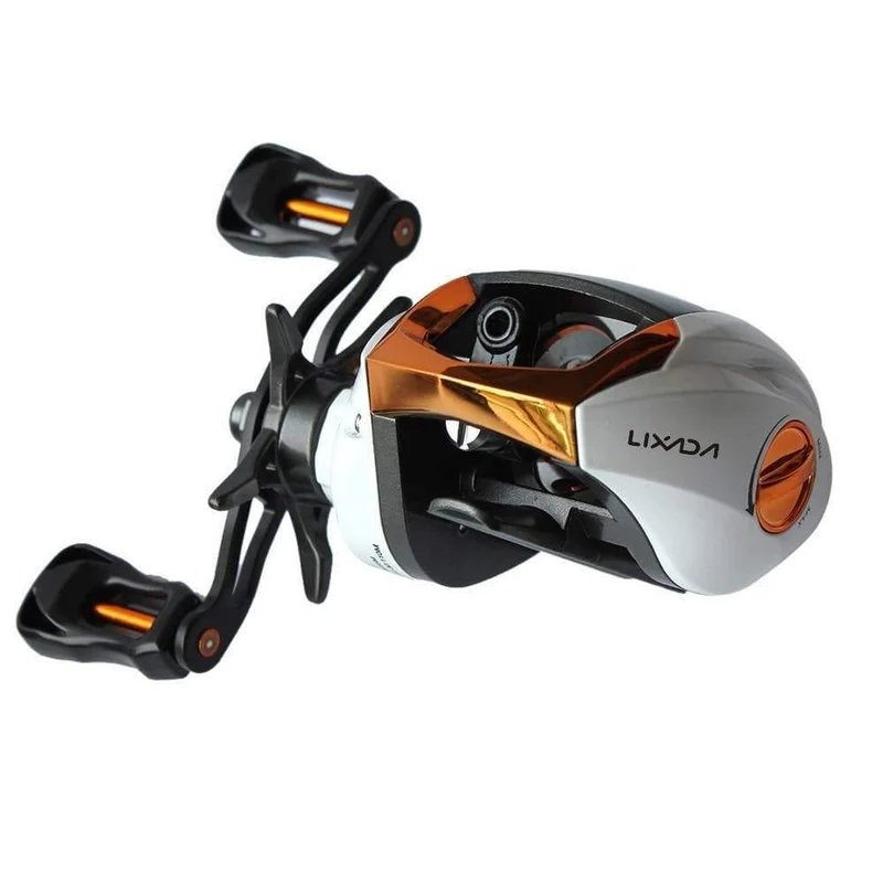 Geschwindigkeit Baitcasting Angelrolle 13BB Kugellager GT 6.3:1 Baitcasting Angelrolle Spulen mit Bremssystem Carretilha