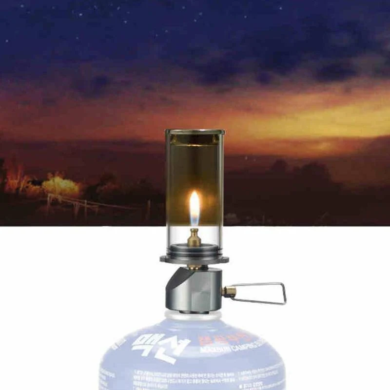 Tragbare Gaslampe Tourist das Zelt Nachtlichter Camping Gas Outdoor Camping Lampe Tragbare Gaslampe Zelt Nachtlichter Laterne