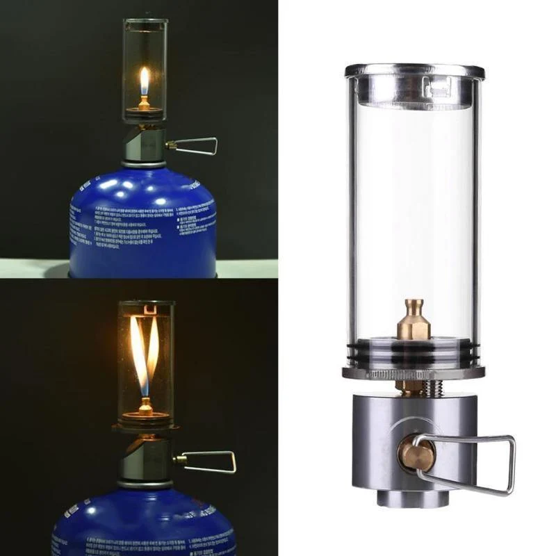 Tragbare Gaslampe Tourist das Zelt Nachtlichter Camping Gas Outdoor Camping Lampe Tragbare Gaslampe Zelt Nachtlichter Laterne