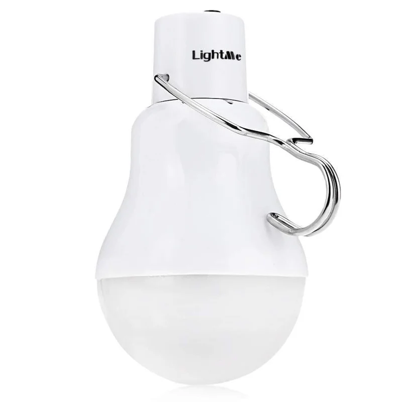 Campingleuchte S 1200 130LM Tragbare LED-Glühbirne Licht Aufgeladene Solarenergielampe Tragbare Laternen Kugelbirnen Weiß