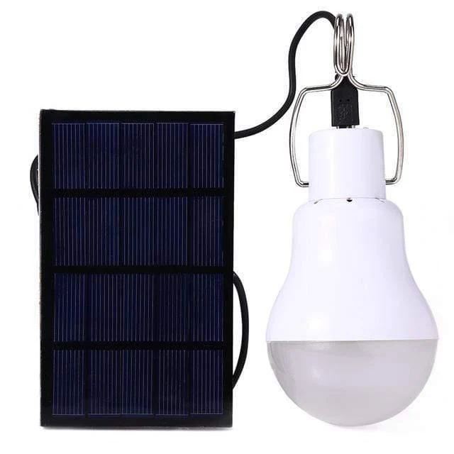Campingleuchte S 1200 130LM Tragbare LED-Glühbirne Licht Aufgeladene Solarenergielampe Tragbare Laternen Kugelbirnen Weiß