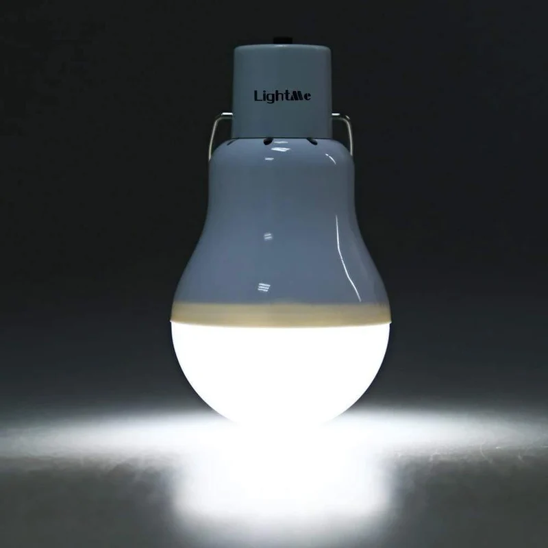 Campingleuchte S 1200 130LM Tragbare LED-Glühbirne Licht Aufgeladene Solarenergielampe Tragbare Laternen Kugelbirnen Weiß