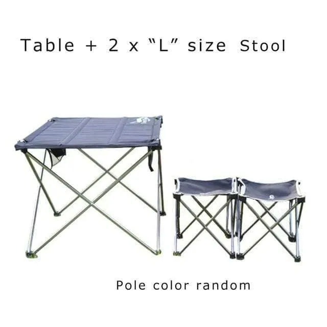 Camping Klappstuhl & Hocker Aluminiumlegierung Outdoor Picknick DIY Stuhl und Tisch Schreibtisch Leichtes BBQ Angelwerkzeug
